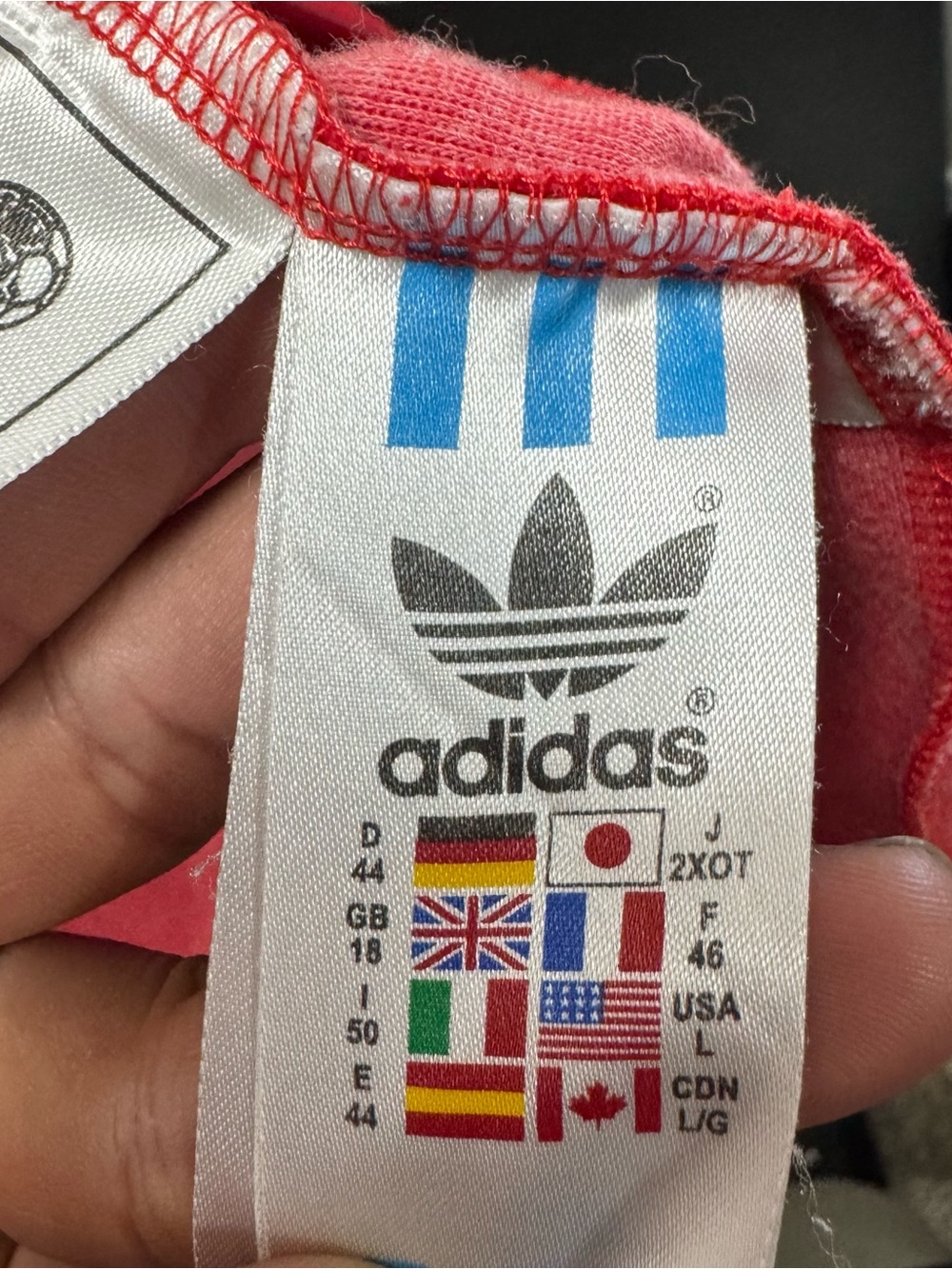Adidas England FIFA World Cup 2005 Track Jacket Red Size Kids Large size, - Picture 5 of 15